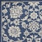 Homeroots 5 ft. 3 in. x 7 ft. 7 in. UV-Treated Polypropylene Denim Area Rug 354070 - alternate 4